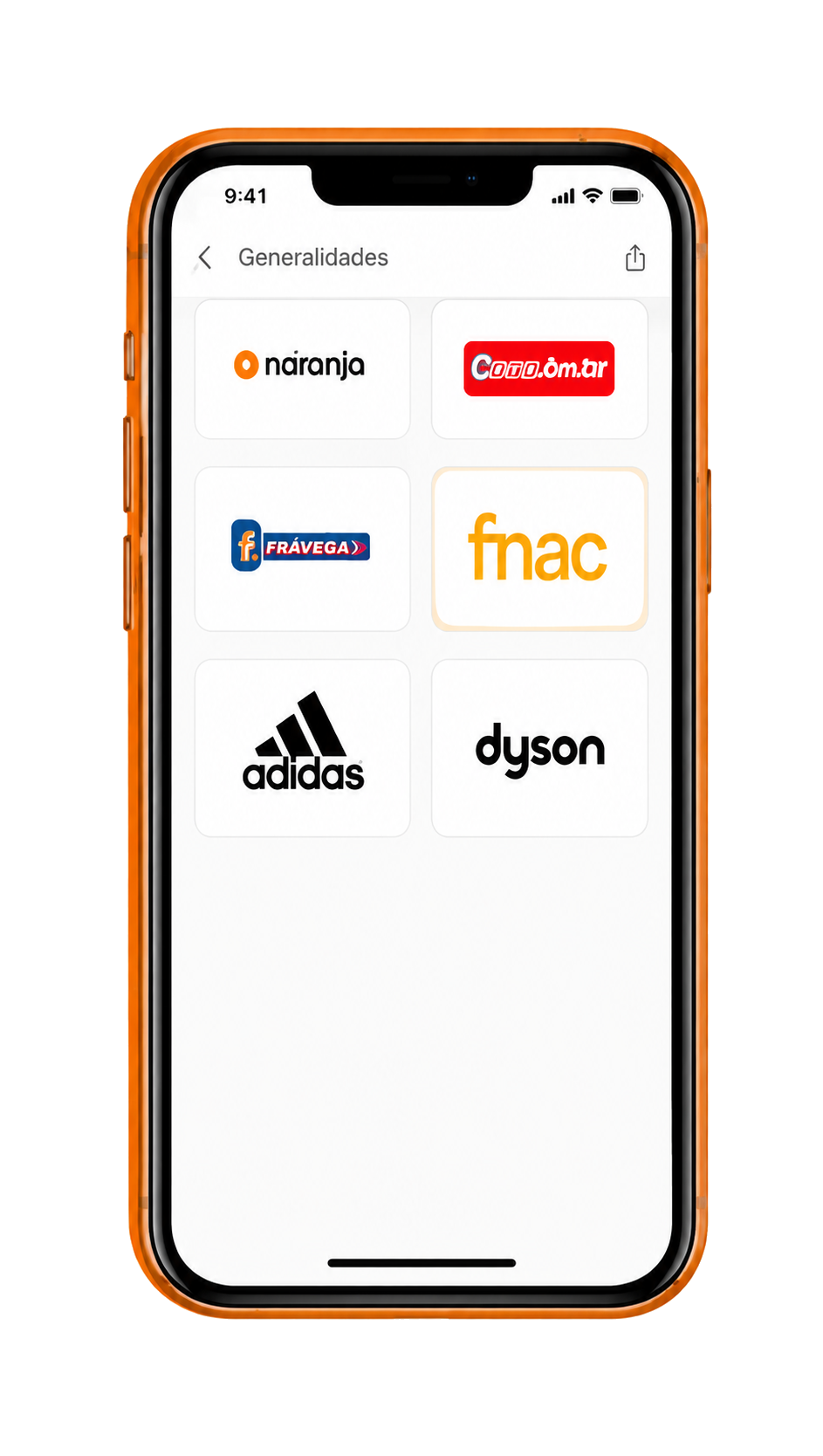 App Banango con tiendas disponibles