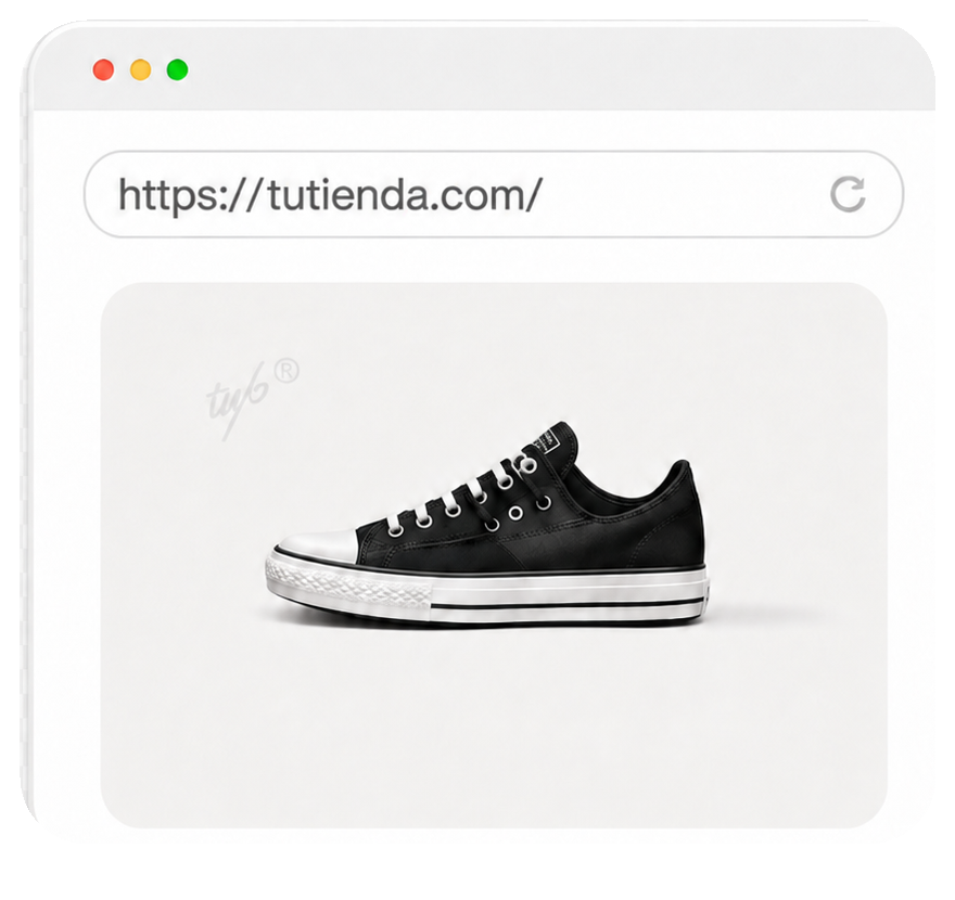 Pedido personalizado con URL de producto